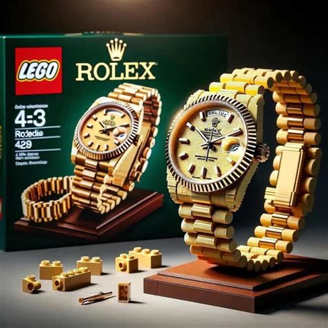 rolex watch lego set|are lego watches real.